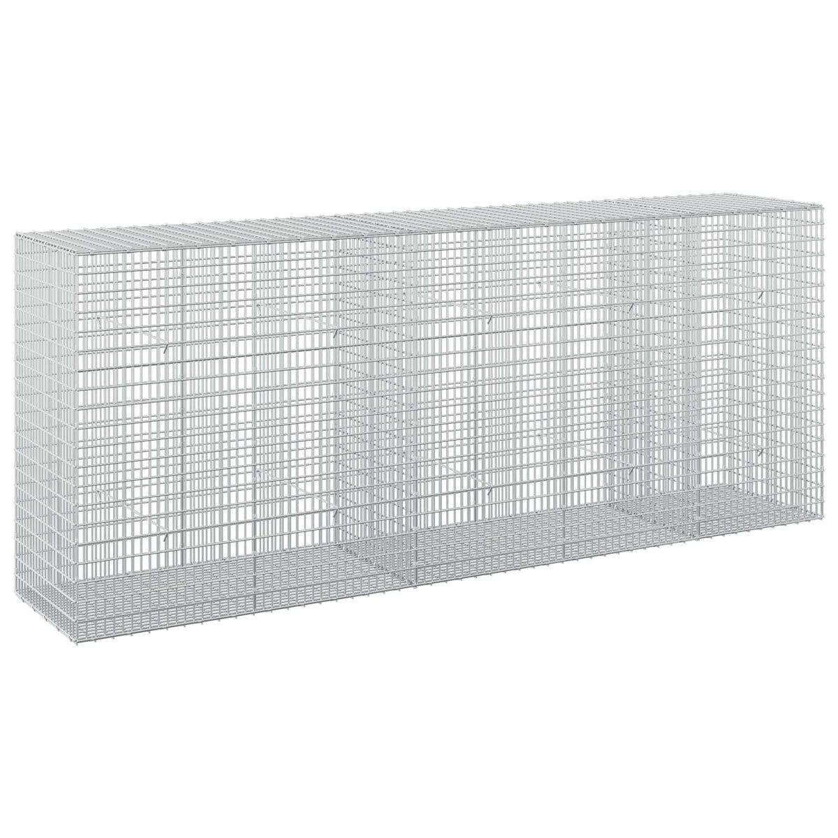 Gabion with 3.5 mm Wire and 5x2.5 cm Mesh 250x50x100 cm