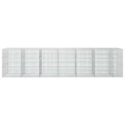 Gabion with 3.5 mm Wire and 5x2.5 cm Mesh 650x50x150 cm