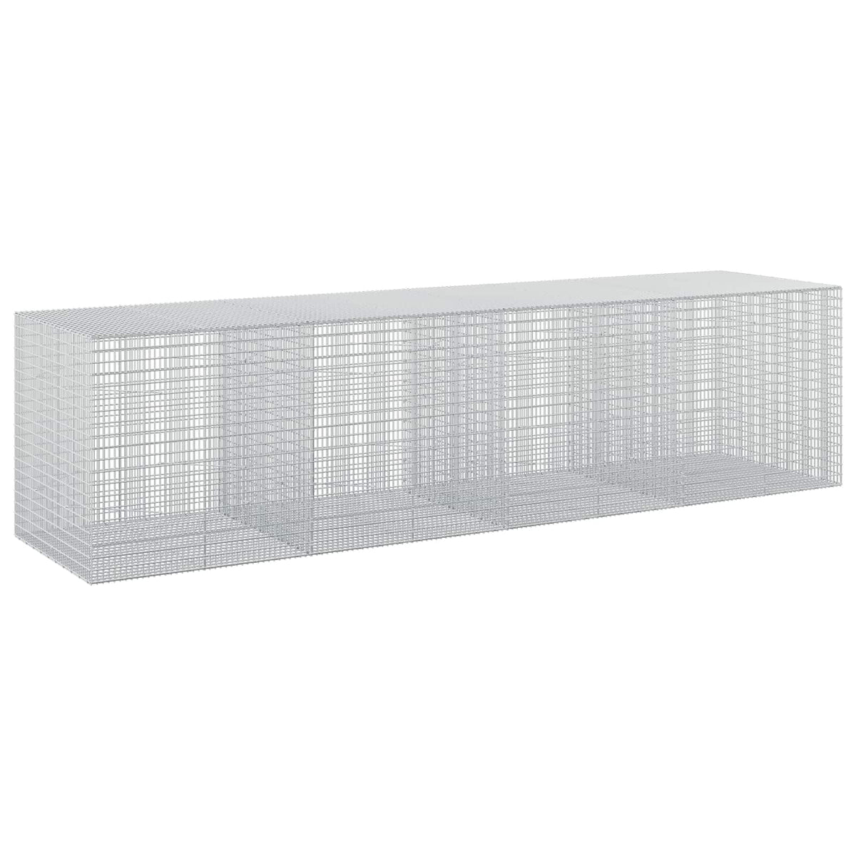 Gabion with 3.5 mm Wire and 5x2.5 cm Mesh 400x100x100 cm