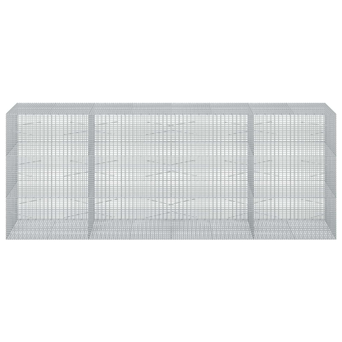 Gabion with 3.5 mm Wire and 5x2.5 cm Mesh 400x100x150 cm