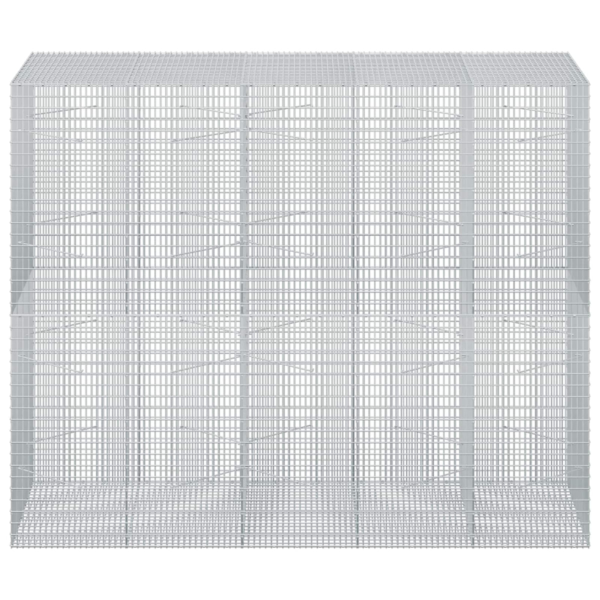Gabion with 3.5 mm Wire and 5x2.5 cm Mesh 250x100x200 cm