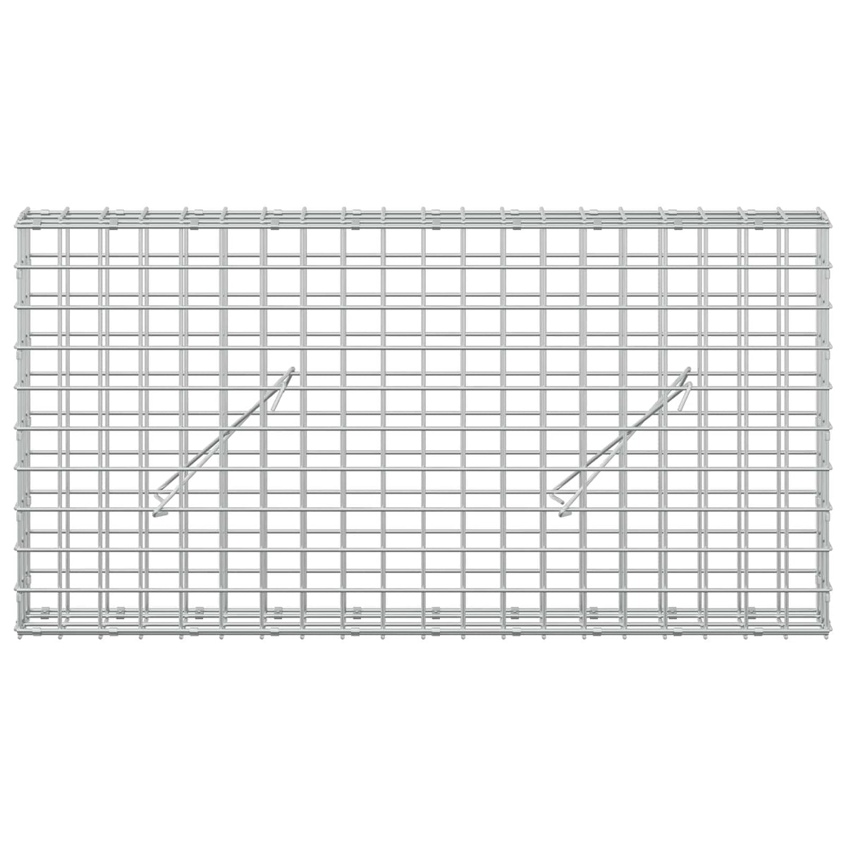 Gabion with 3.5 mm Wire and 5x5 cm Mesh 100x10x50 cm