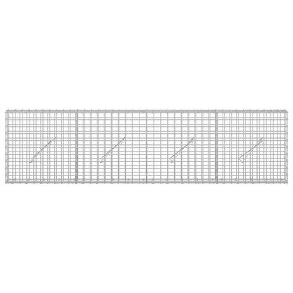 Gabion with 3.5 mm Wire and 5x5 cm Mesh 200x10x50 cm