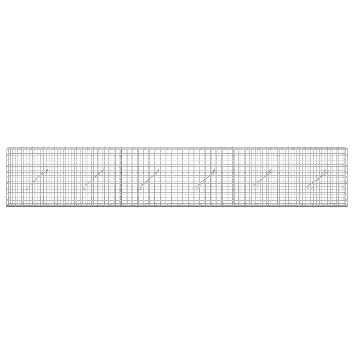 Gabion with 3.5 mm Wire and 5x5 cm Mesh 300x10x50 cm