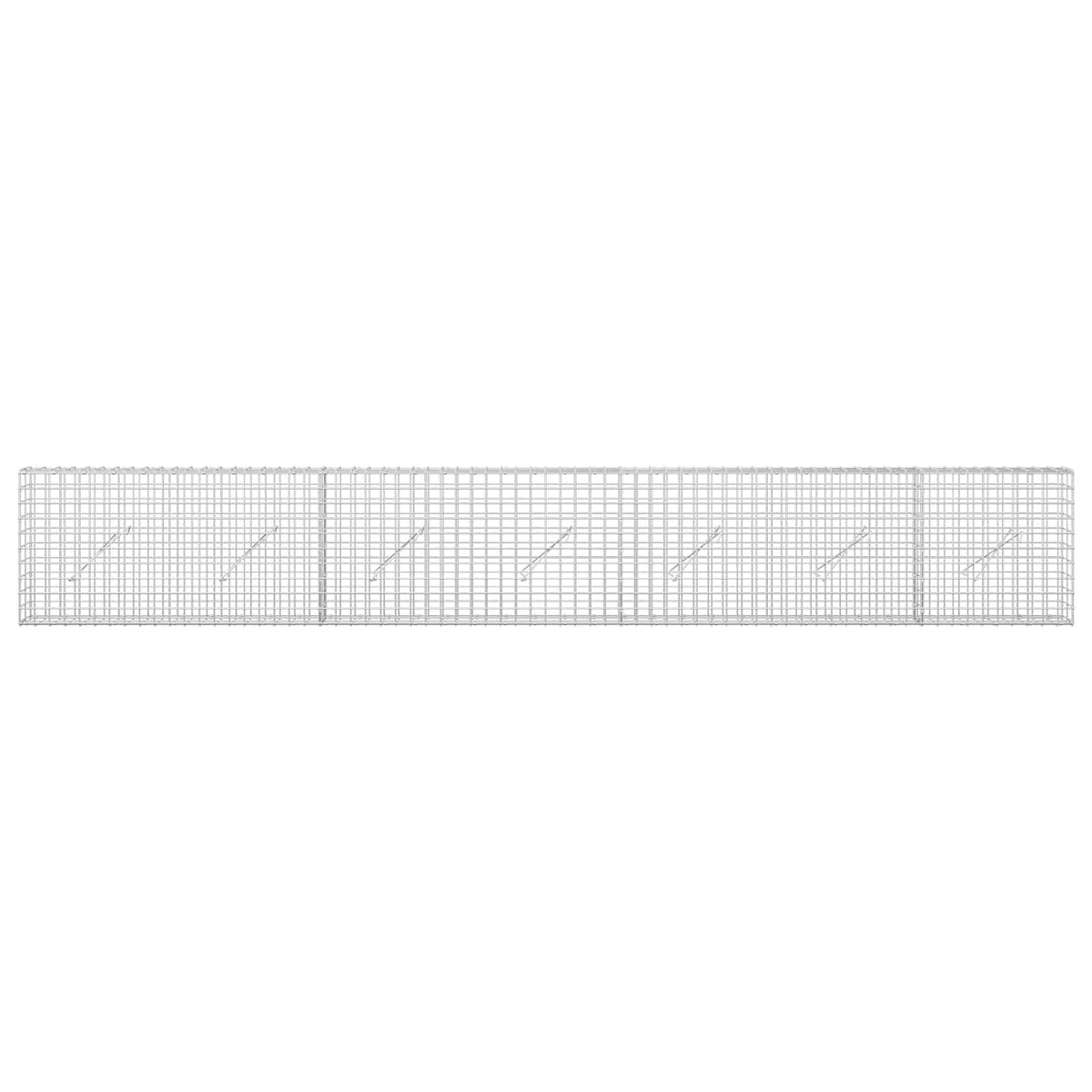 Gabion with 3.5 mm Wire and 5x5 cm Mesh 350x10x50 cm