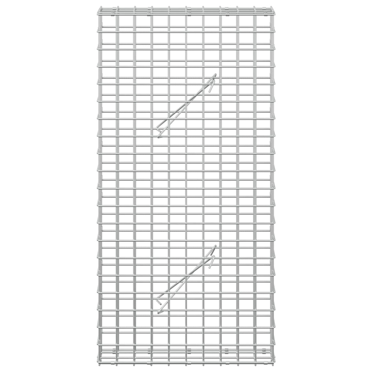 Gabion with 3.5 mm Wire and 5x5 cm Mesh 50x10x100 cm