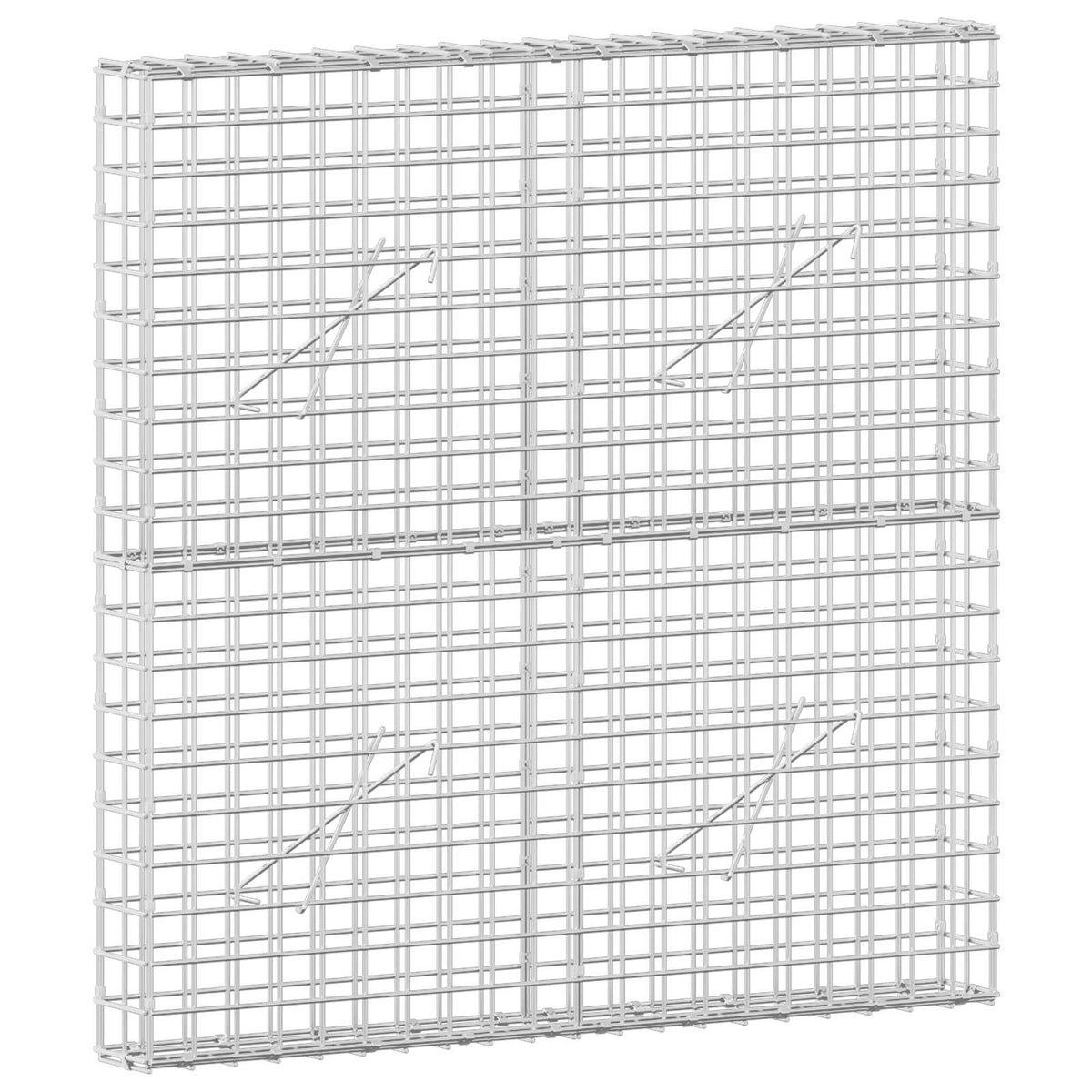 Gabion with 3.5 mm Wire and 5x5 cm Mesh 100x10x100 cm