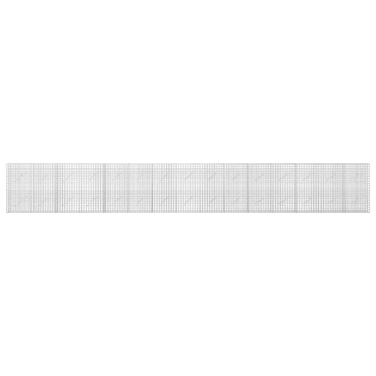Gabion with 3.5 mm Wire and 5x5 cm Mesh 750x10x100 cm
