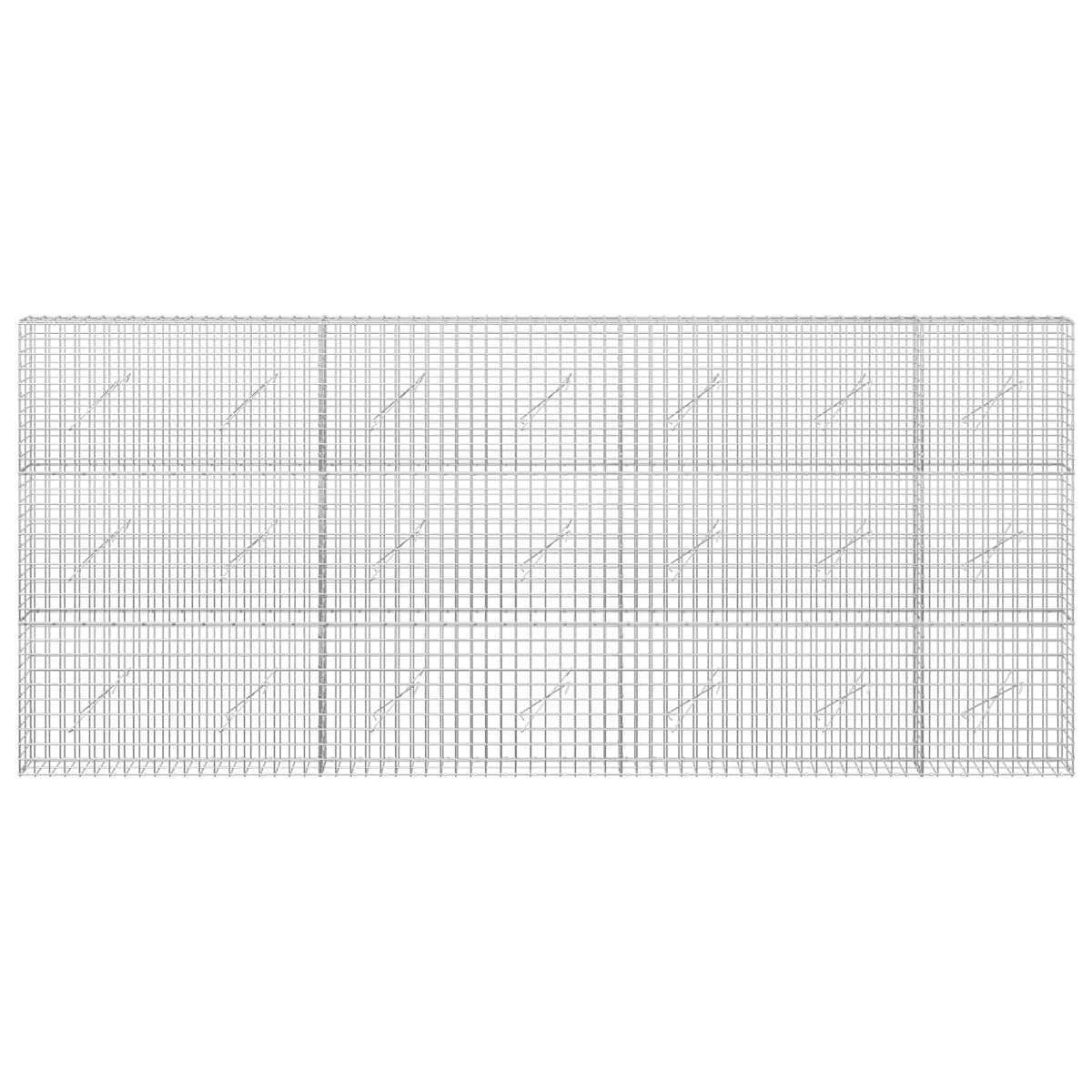Gabion with 3.5 mm Wire and 5x5 cm Mesh 350x10x150 cm