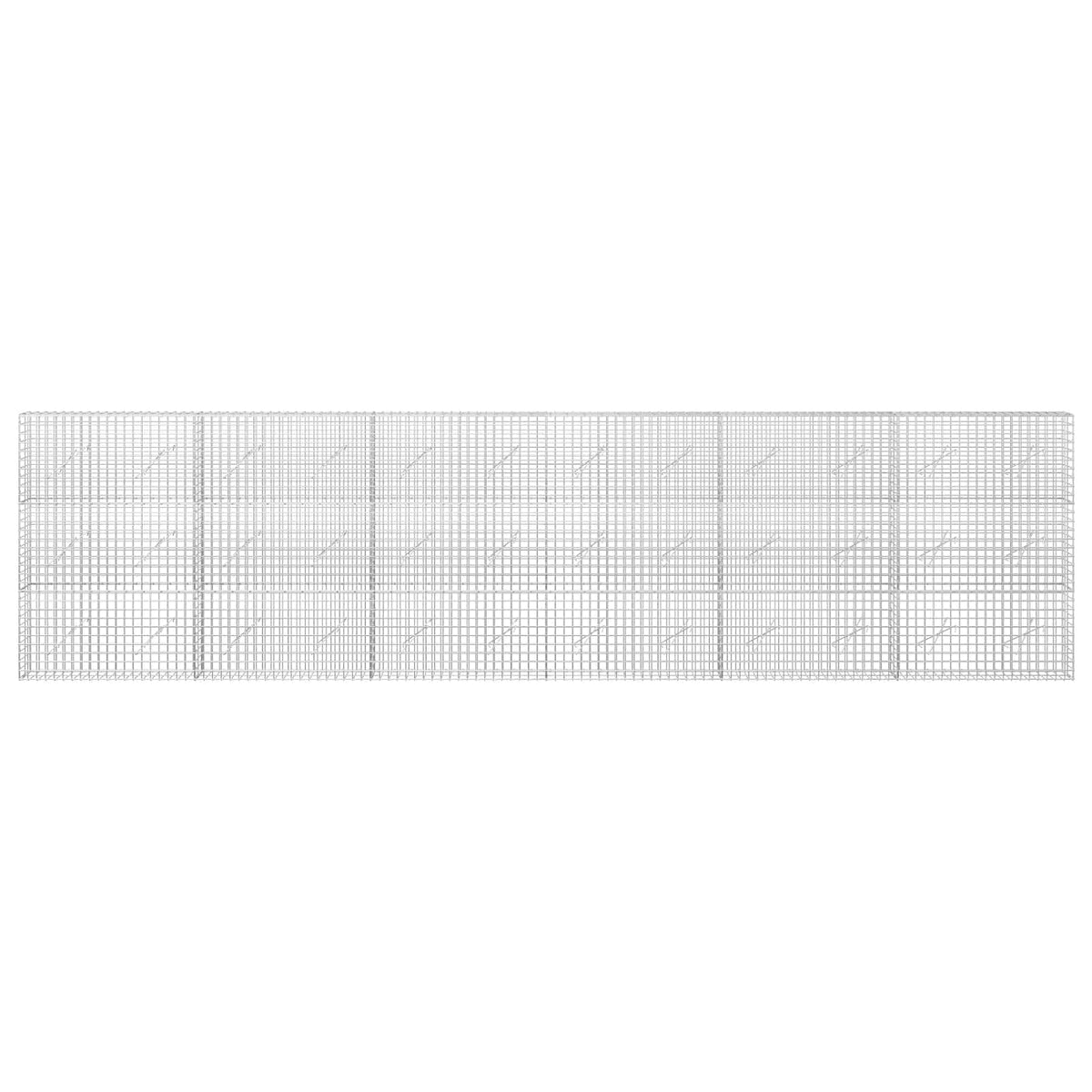 Gabion with 3.5 mm Wire and 5x5 cm Mesh 600x10x150 cm