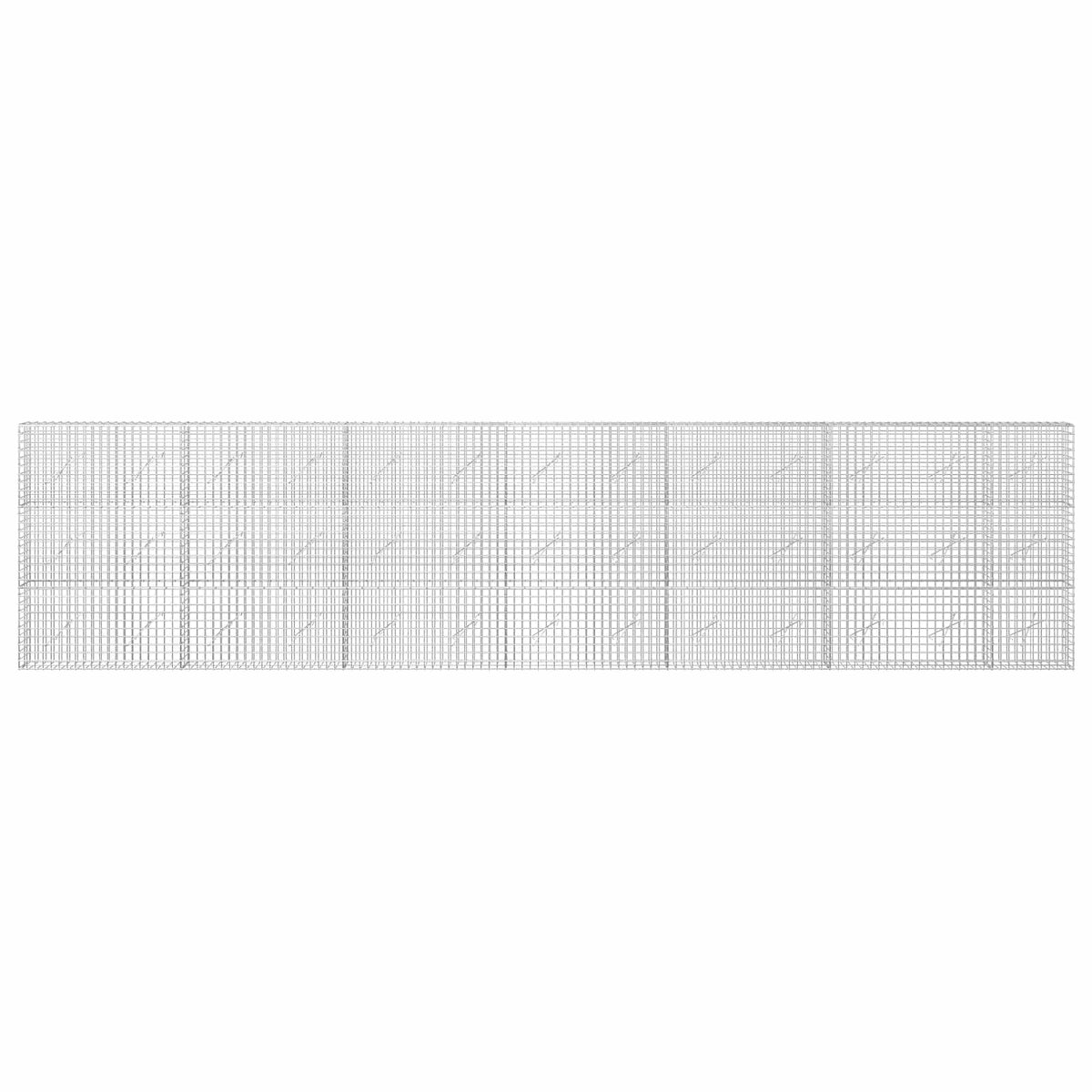 Gabion with 3.5 mm Wire and 5x5 cm Mesh 650x10x150 cm