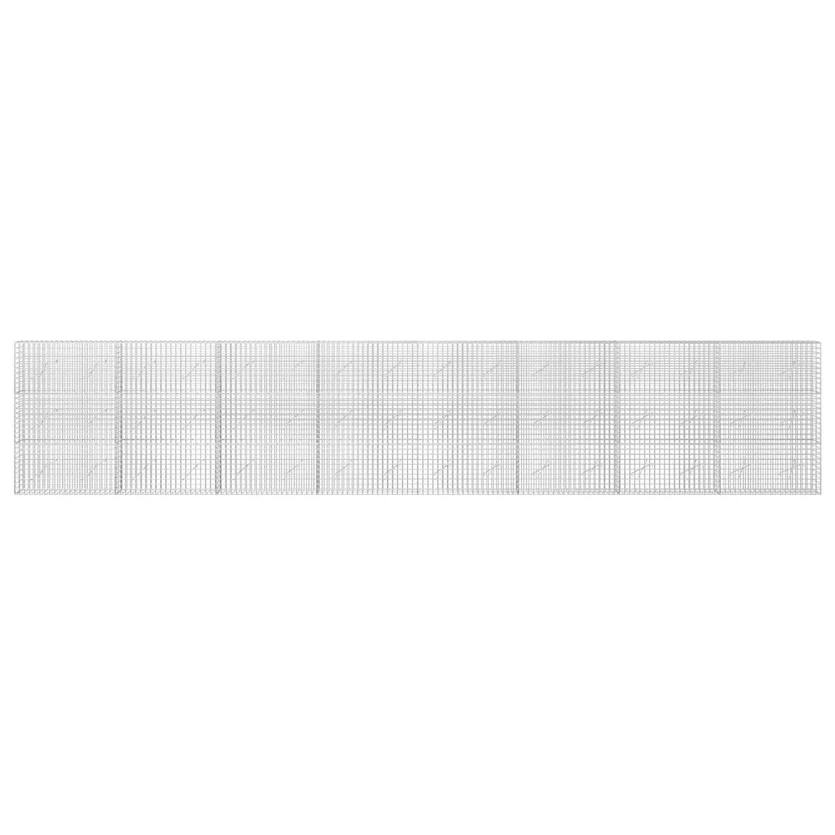 Gabion with 3.5 mm Wire and 5x5 cm Mesh 800x10x150 cm