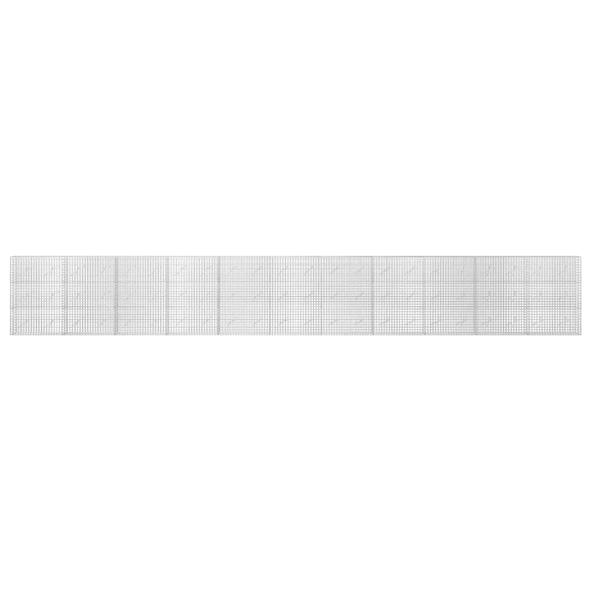 Gabion with 3.5 mm Wire and 5x5 cm Mesh 1100x10x150 cm