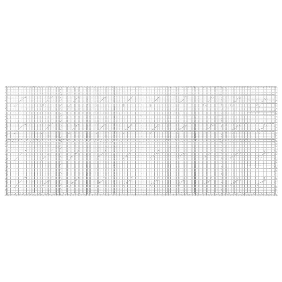 Gabion with 3.5 mm Wire and 5x5 cm Mesh 500x10x200 cm