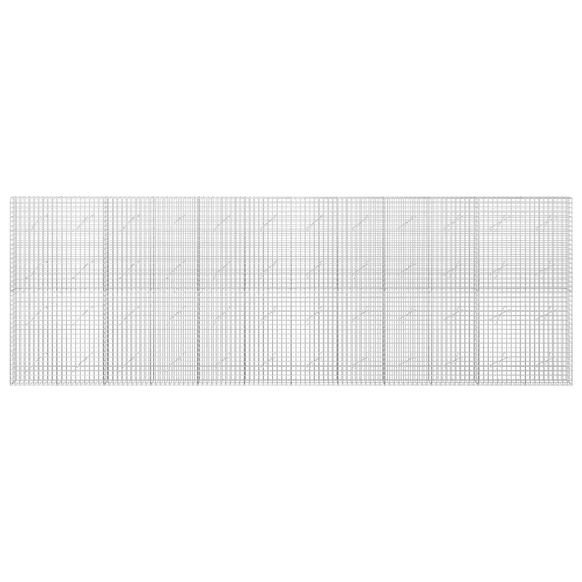 Gabion with 3.5 mm Wire and 5x5 cm Mesh 600x10x200 cm