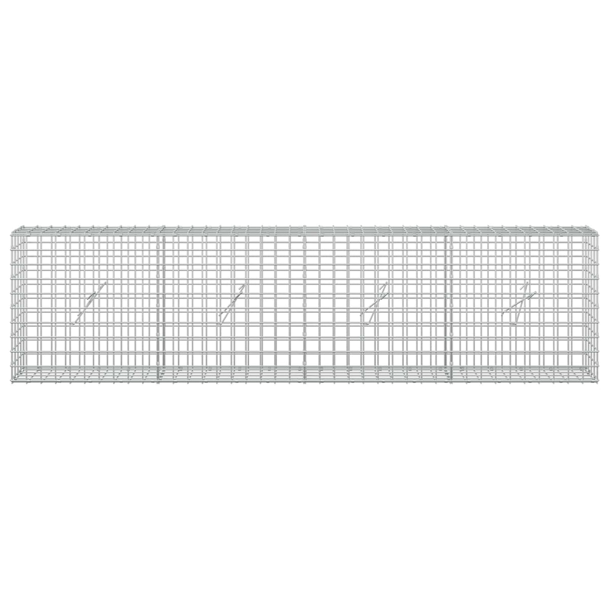 Gabion with 3.5 mm Wire and 5x5 cm Mesh 200x20x50 cm