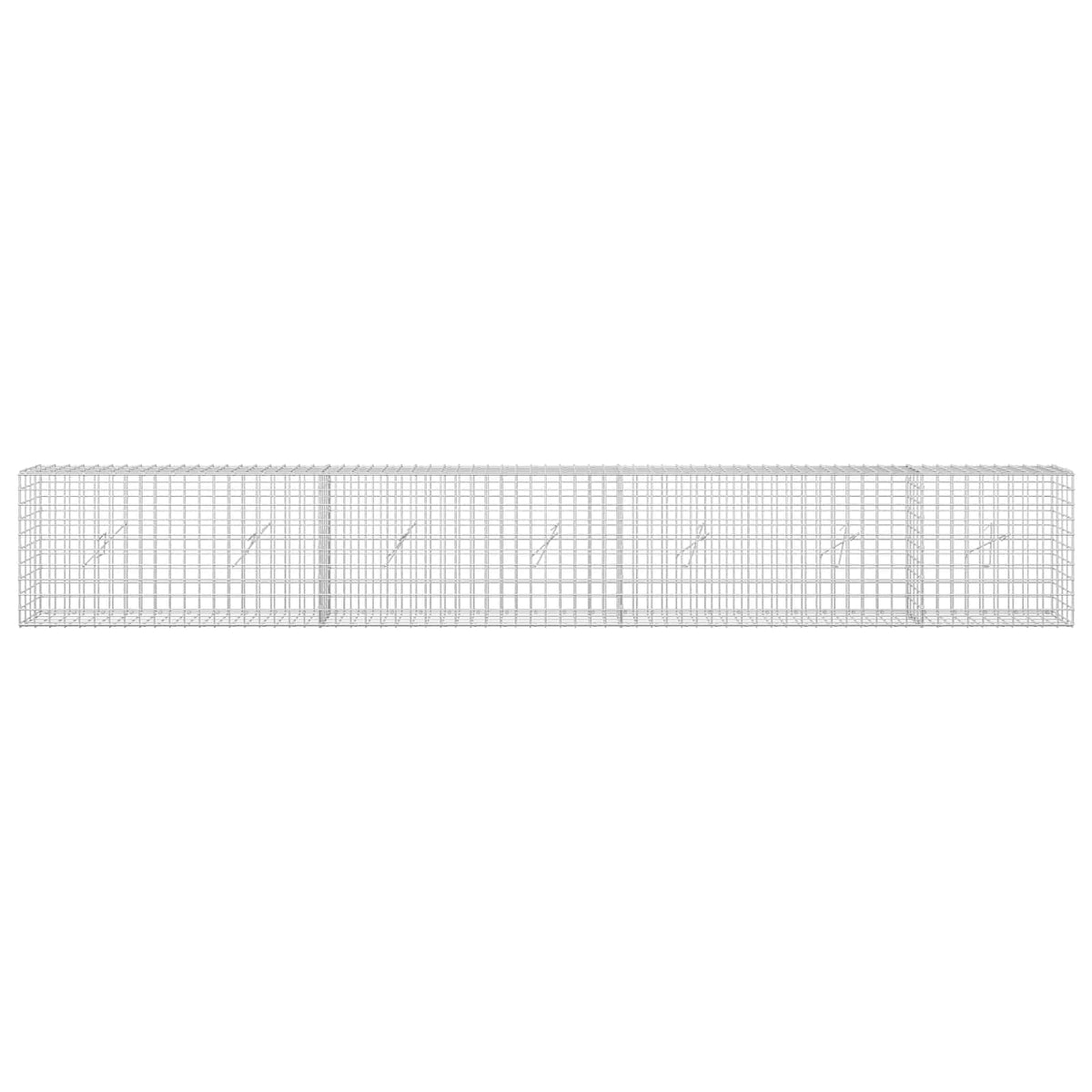Gabion with 3.5 mm Wire and 5x5 cm Mesh 350x20x50 cm