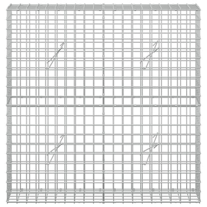 Gabion with 3.5 mm Wire and 5x5 cm Mesh 100x20x100 cm