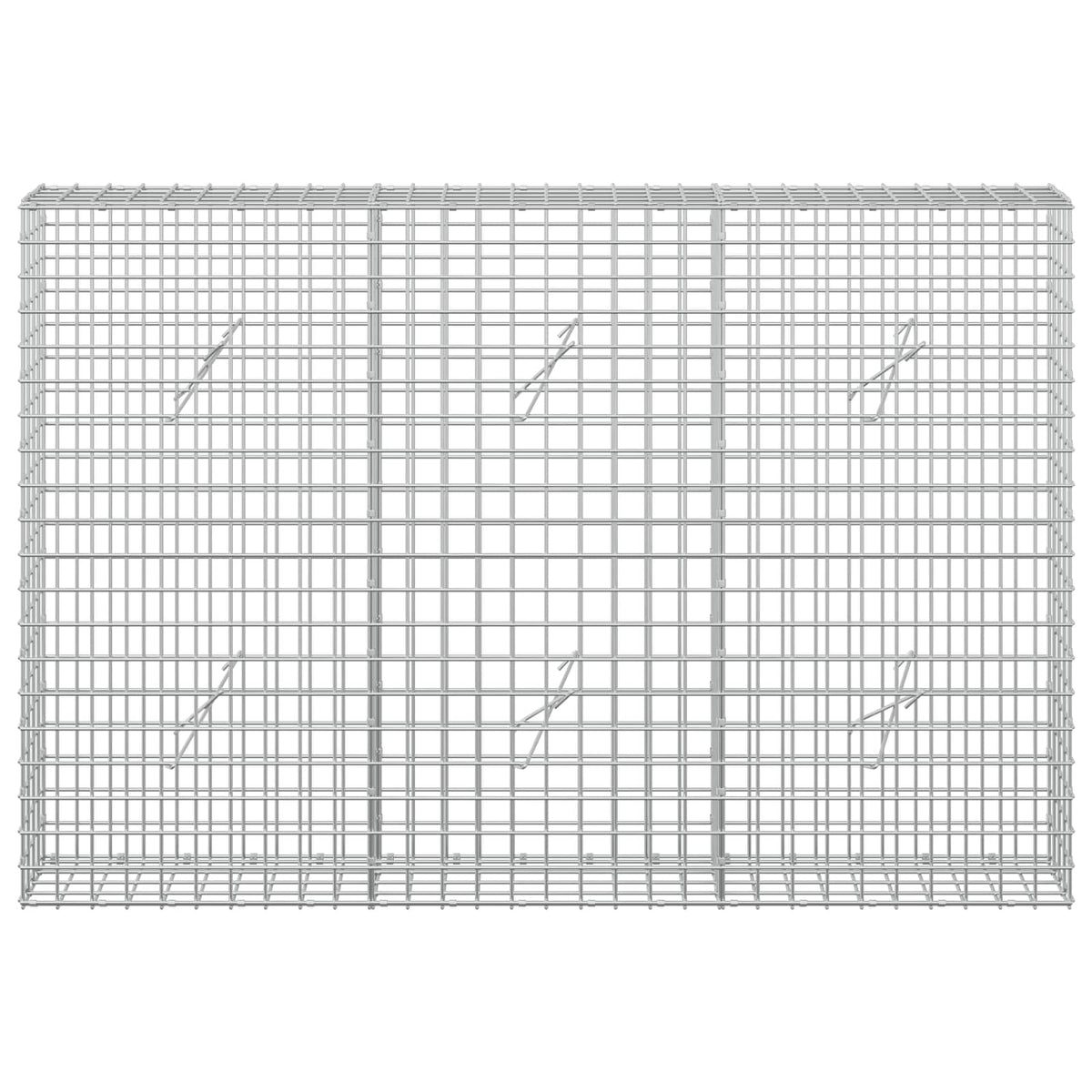 Gabion with 3.5 mm Wire and 5x5 cm Mesh 150x20x100 cm