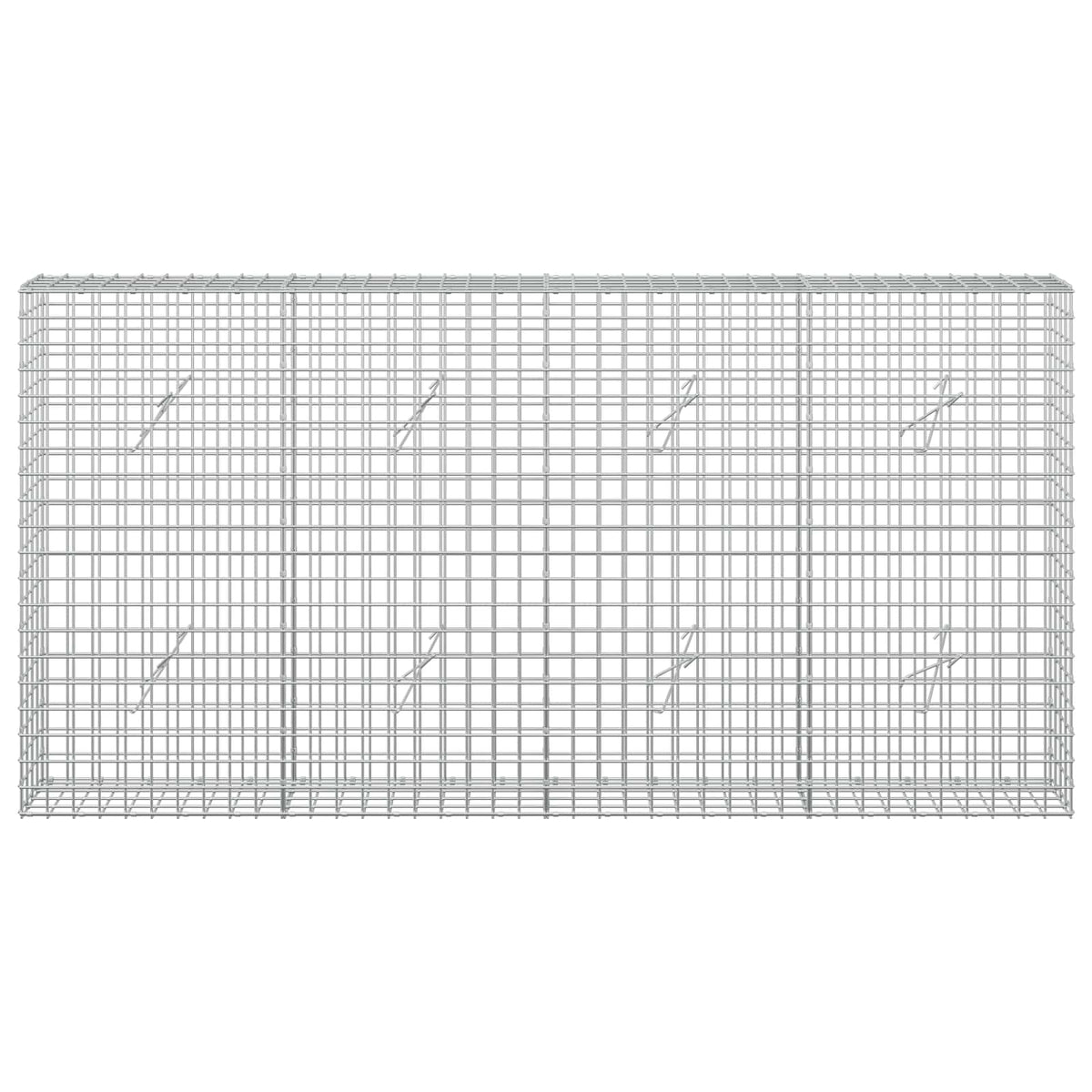 Gabion with 3.5 mm Wire and 5x5 cm Mesh 200x20x100 cm