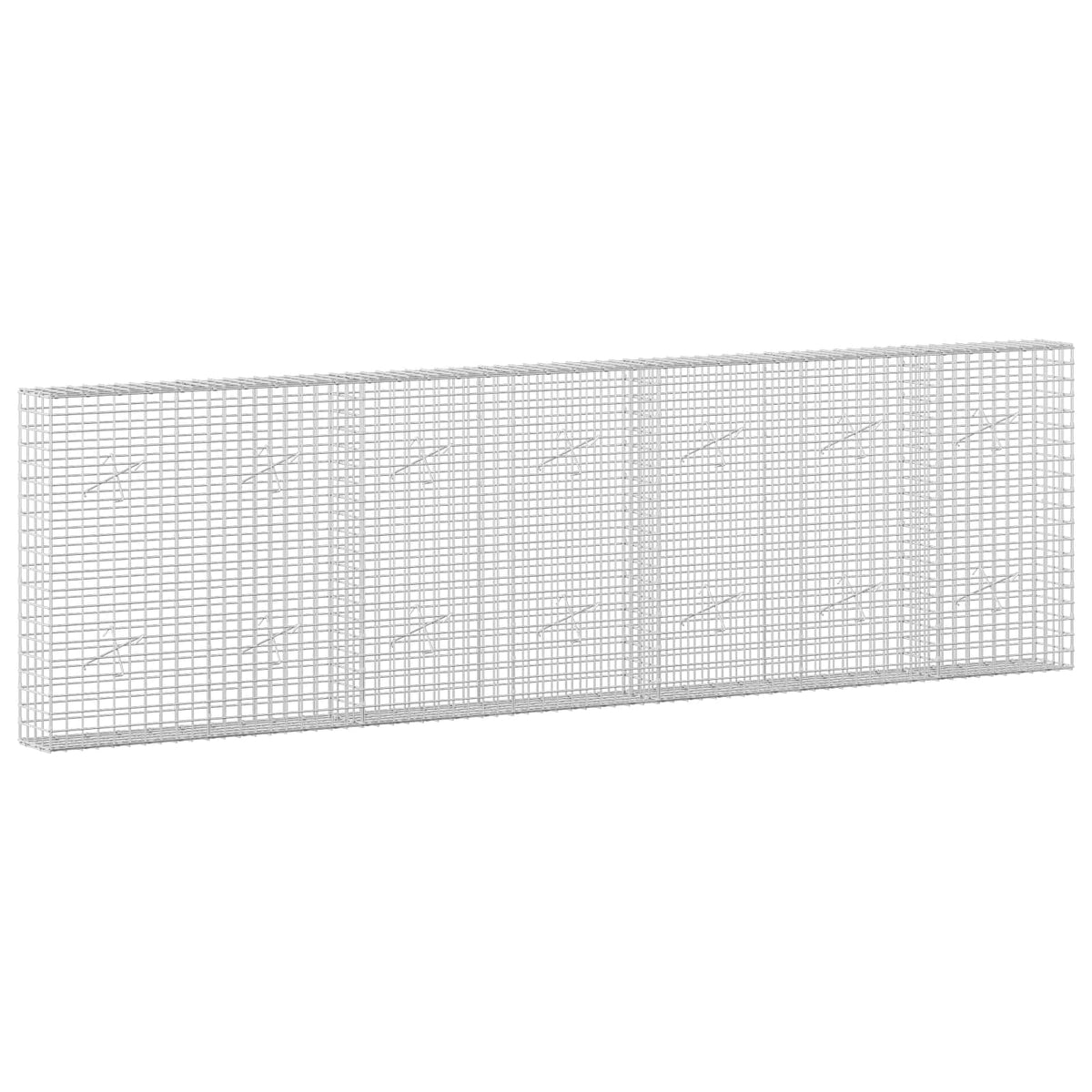 Gabion with 3.5 mm Wire and 5x5 cm Mesh 350x20x100 cm