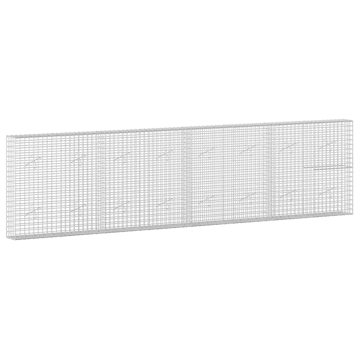 Gabion with 3.5 mm Wire and 5x5 cm Mesh 400x20x100 cm