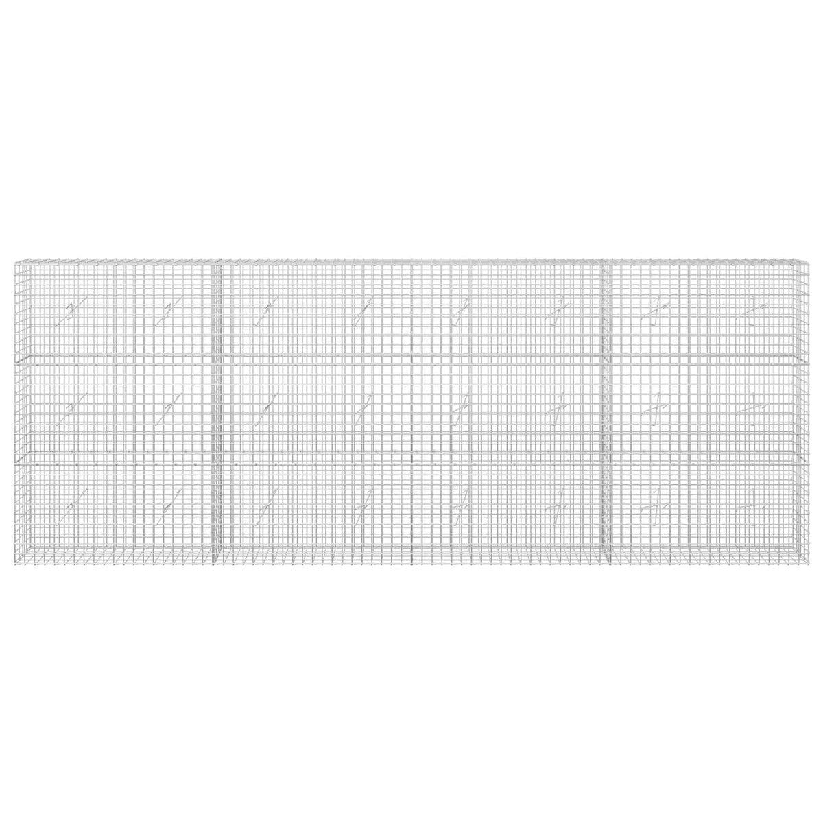 Gabion with 3.5 mm Wire and 5x5 cm Mesh 400x20x150 cm