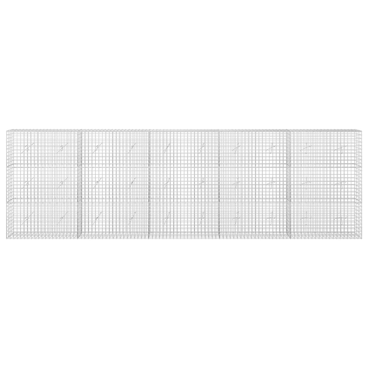 Gabion with 3.5 mm Wire and 5x5 cm Mesh 500x20x150 cm