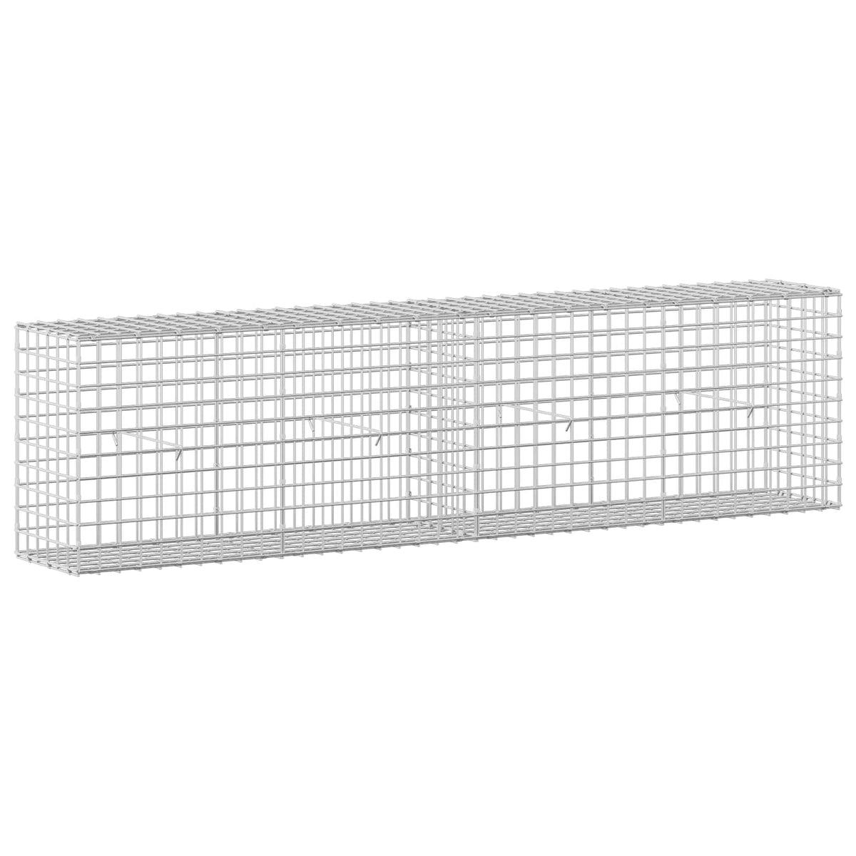 Gabion with 3.5 mm Wire and 5x5 cm Mesh 200x30x50 cm