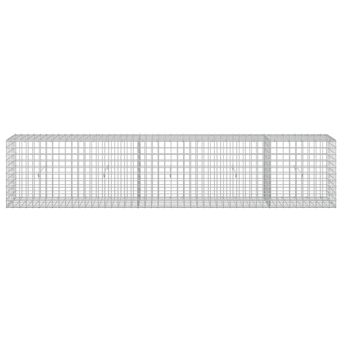 Gabion with 3.5 mm Wire and 5x5 cm Mesh 250x30x50 cm