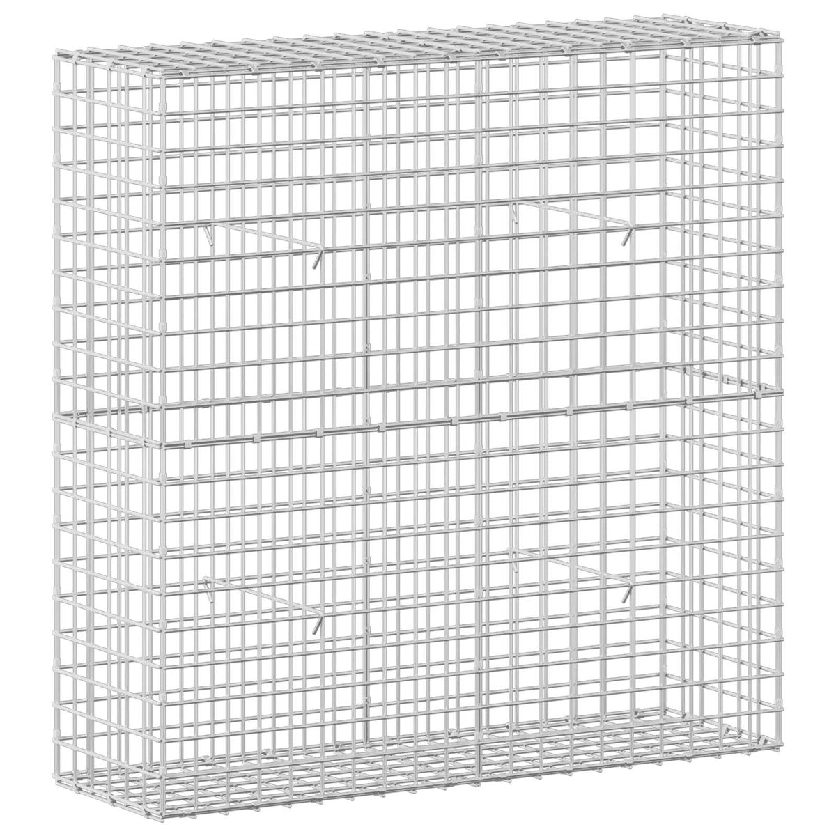 Gabion with 3.5 mm Wire and 5x5 cm Mesh 100x30x100 cm