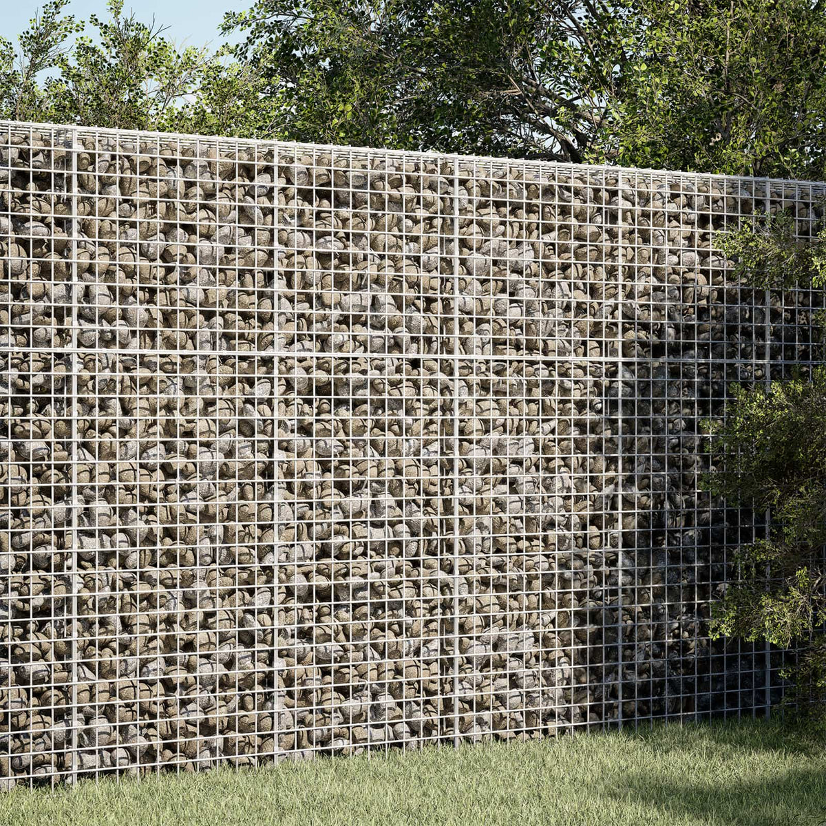 Gabion with 3.5 mm Wire and 5x5 cm Mesh 50x50x150 cm