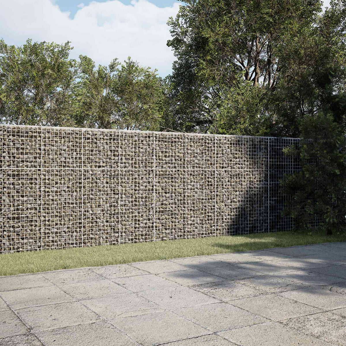 Gabion with 3.5 mm Wire and 5x5 cm Mesh 1100x50x150 cm
