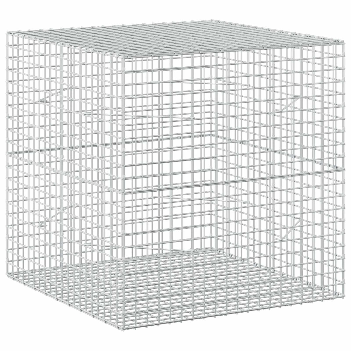 Gabion with 3.5 mm Wire and 5x5 cm Mesh 100x100x100 cm