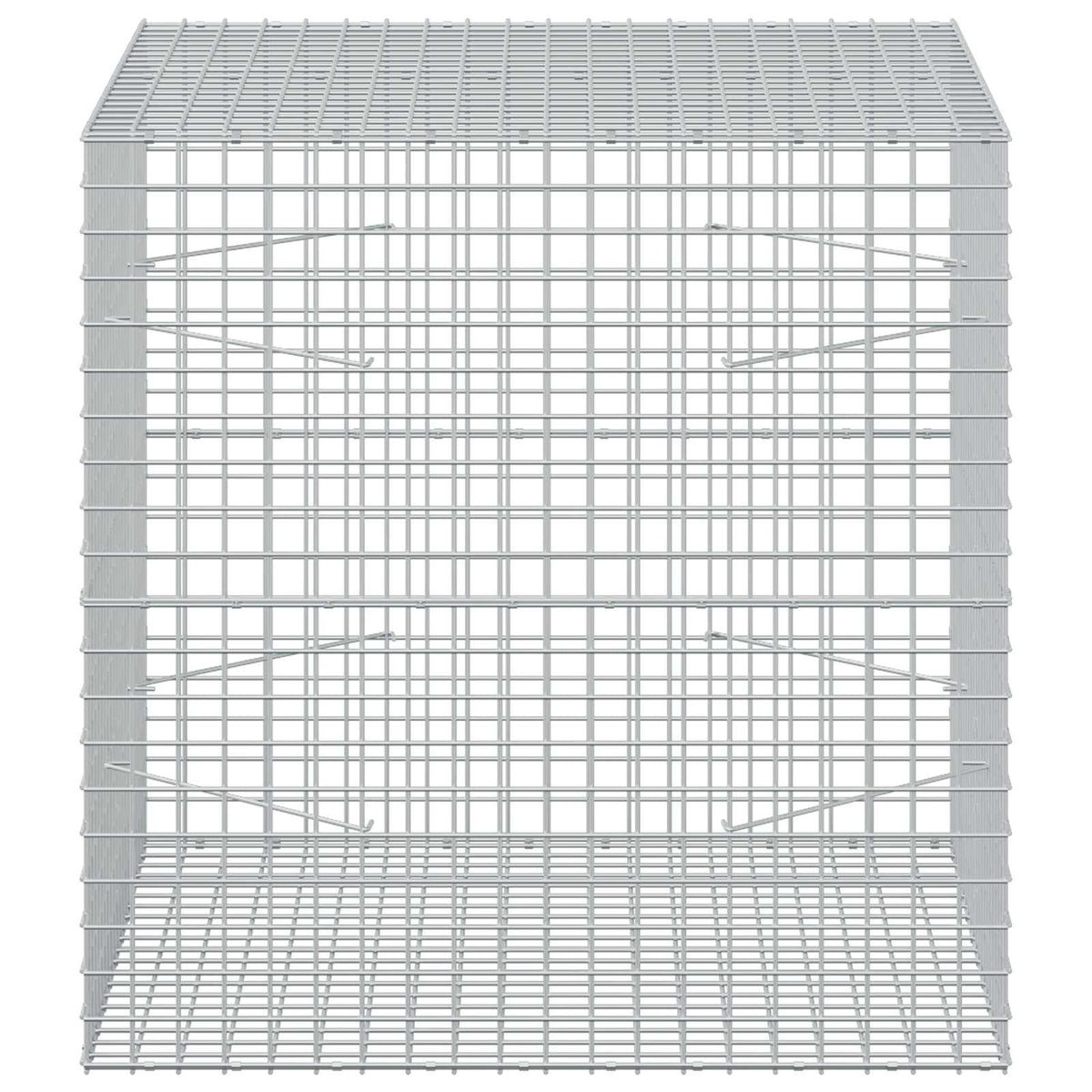 Gabion with 3.5 mm Wire and 5x5 cm Mesh 100x100x100 cm