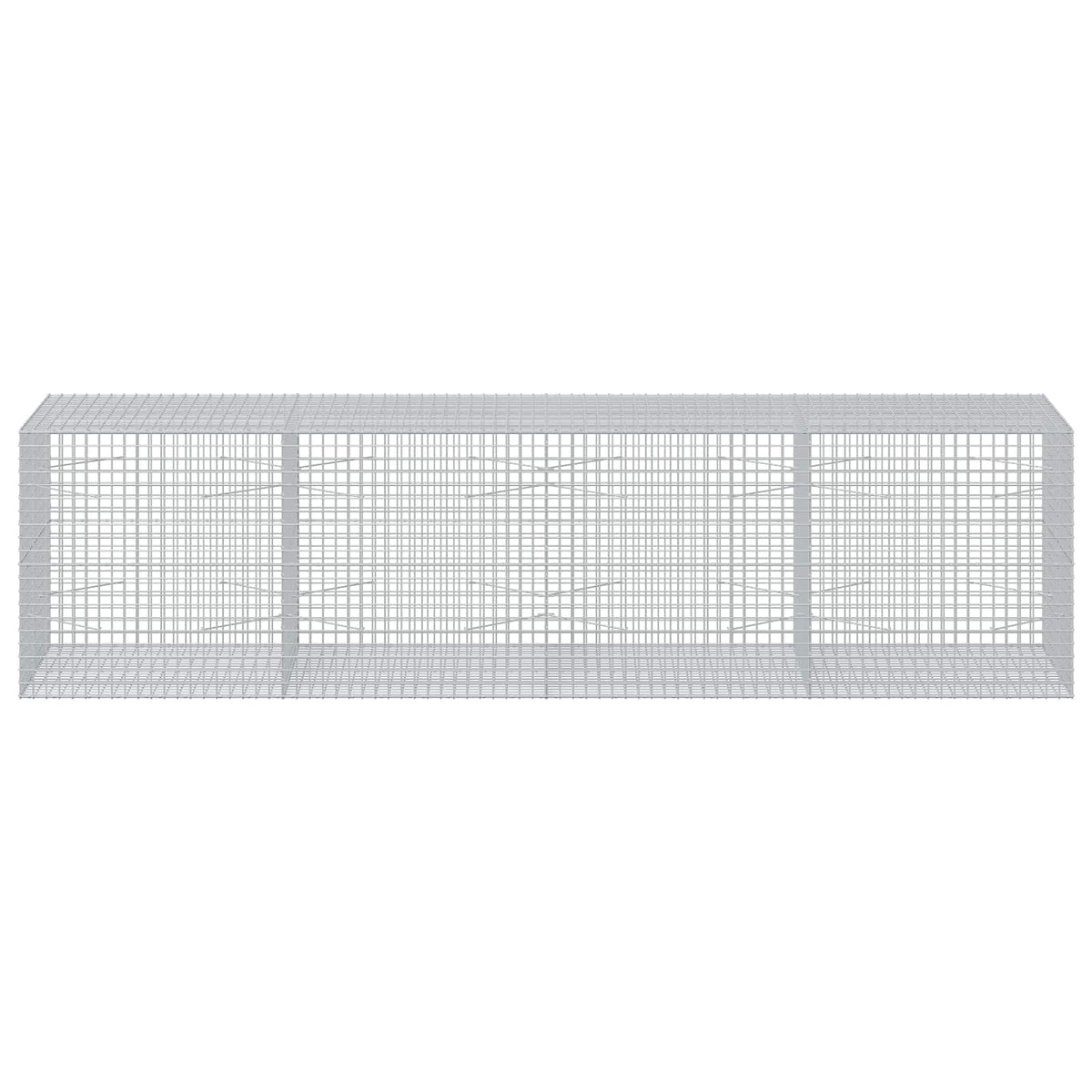 Gabion with 3.5 mm Wire and 5x5 cm Mesh 400x100x100 cm