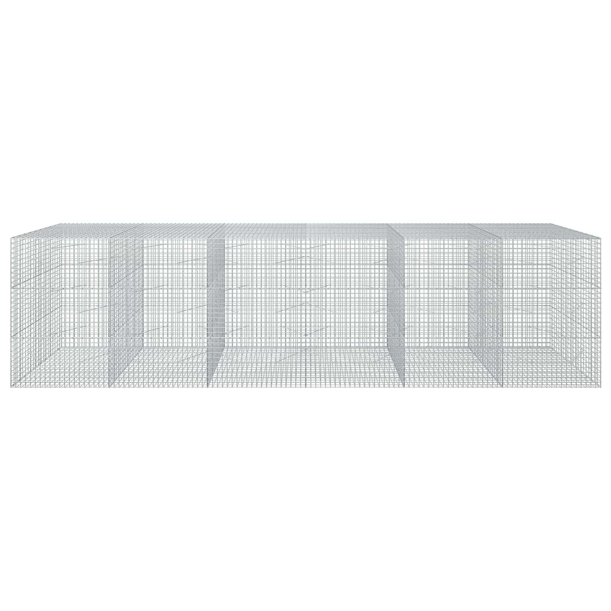Gabion with 3.5 mm Wire and 5x5 cm Mesh 600x100x150 cm