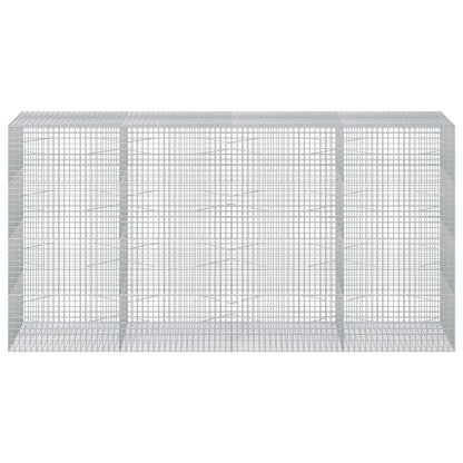 Gabion with 3.5 mm Wire and 5x5 cm Mesh 400x100x200 cm