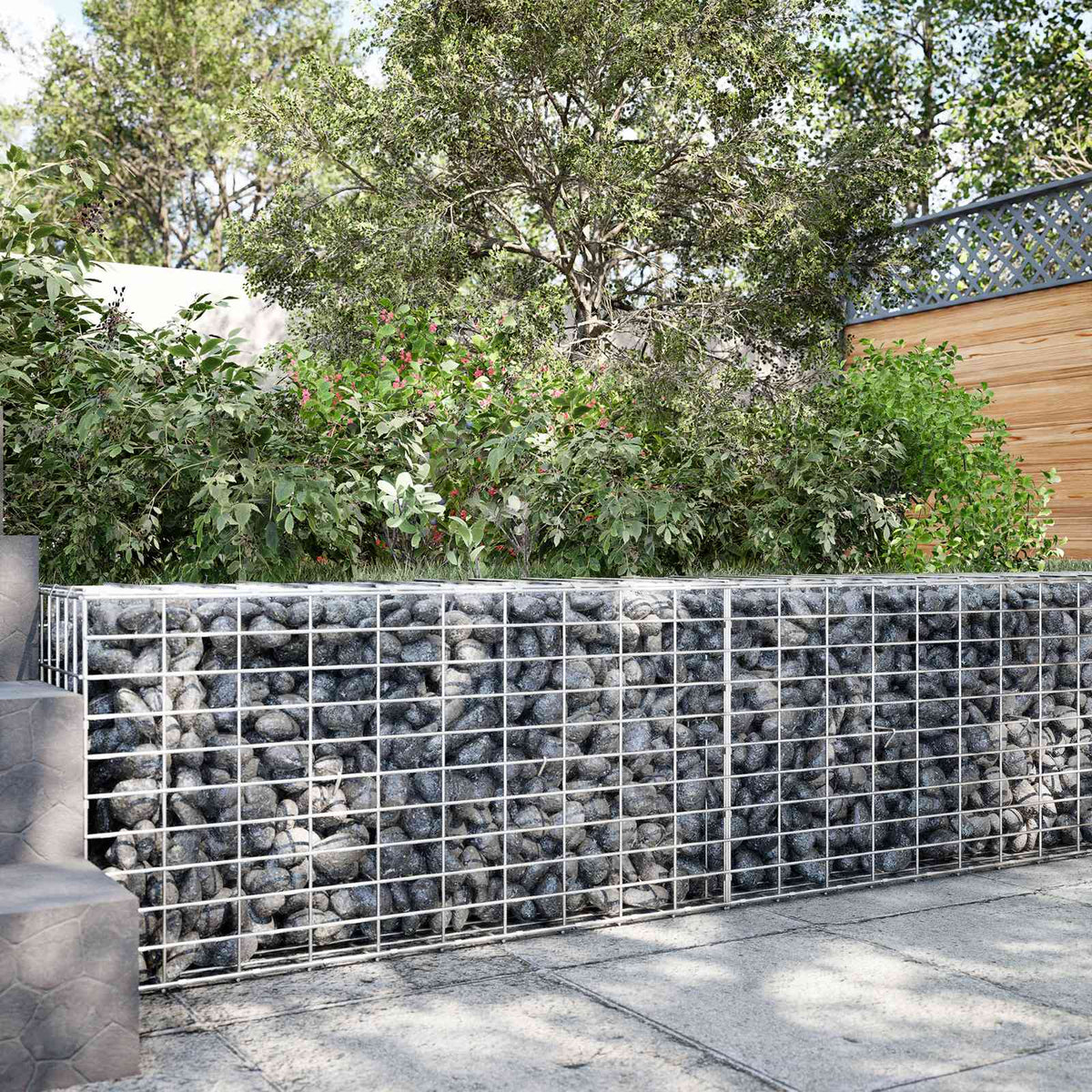 Gabion with 3.5 mm Wire and 5x10 cm Mesh 50x10x50 cm