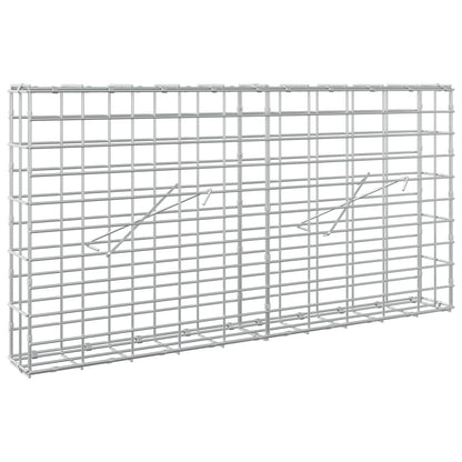 Gabion with 3.5 mm Wire and 5x10 cm Mesh 100x10x50 cm