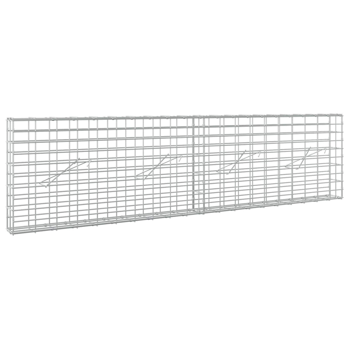 Gabion with 3.5 mm Wire and 5x10 cm Mesh 200x10x50 cm