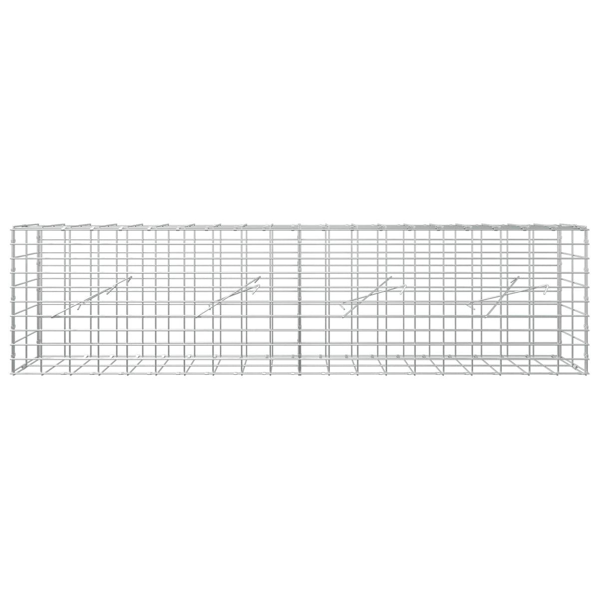 Gabion with 3.5 mm Wire and 5x10 cm Mesh 200x10x50 cm