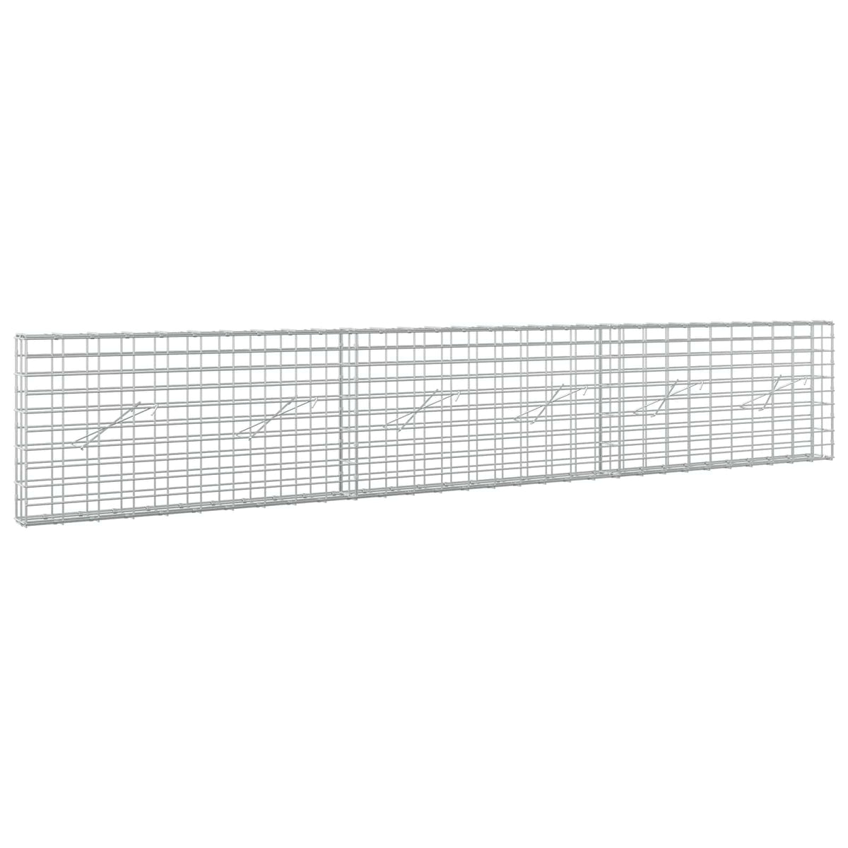 Gabion with 3.5 mm Wire and 5x10 cm Mesh 300x10x50 cm