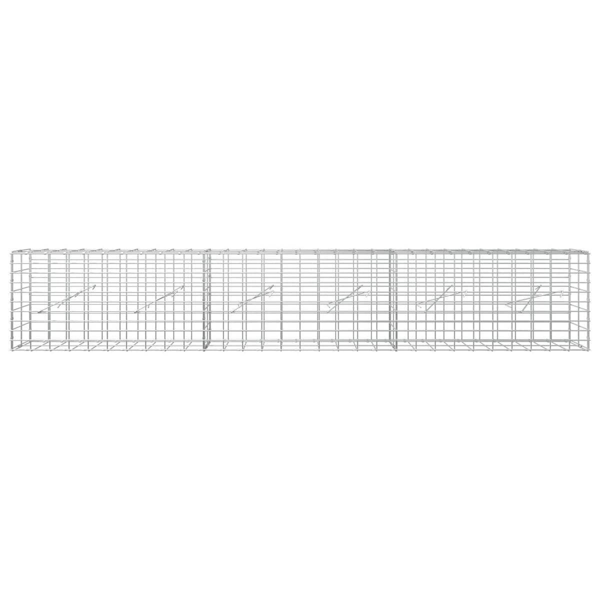 Gabion with 3.5 mm Wire and 5x10 cm Mesh 300x10x50 cm