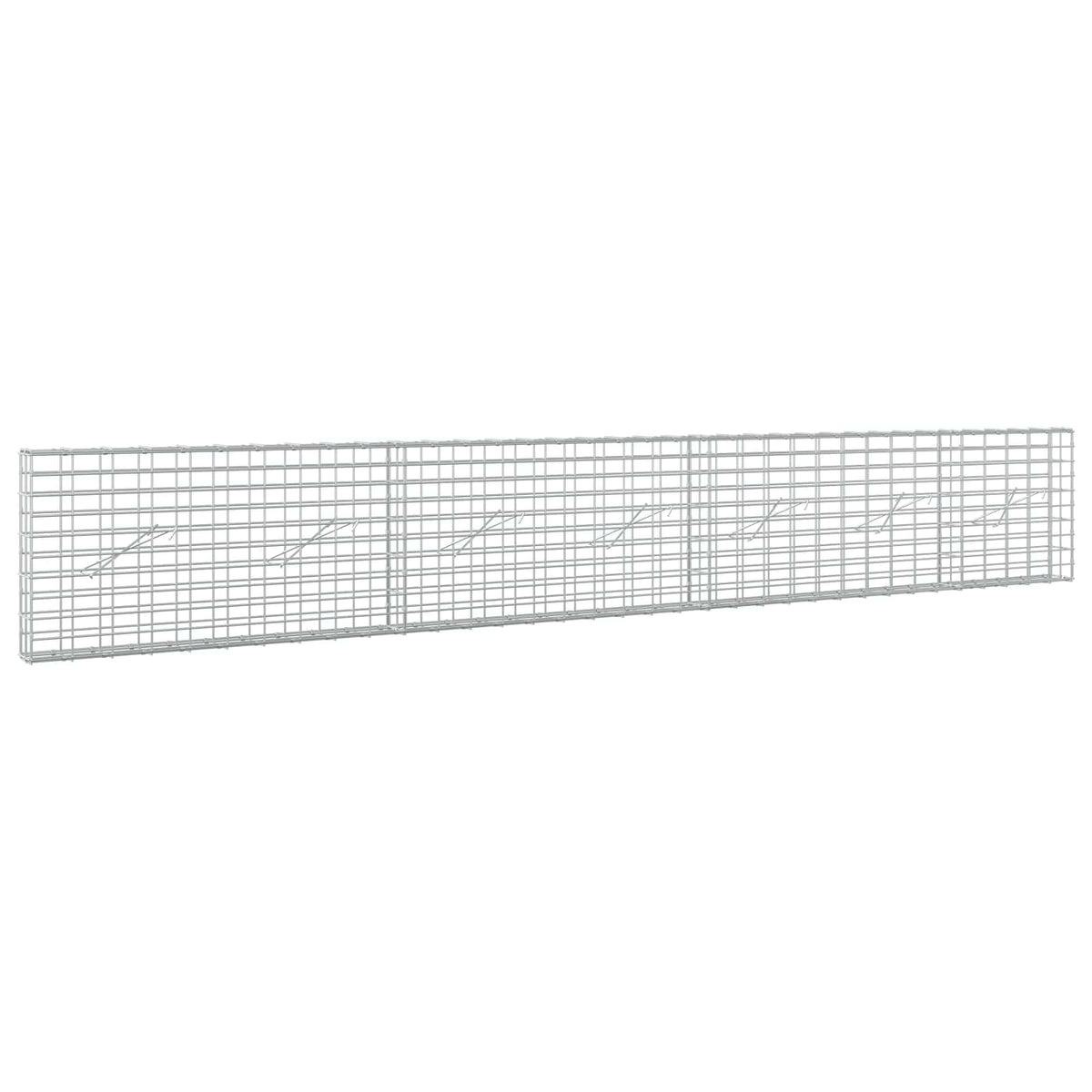 Gabion with 3.5 mm Wire and 5x10 cm Mesh 350x10x50 cm