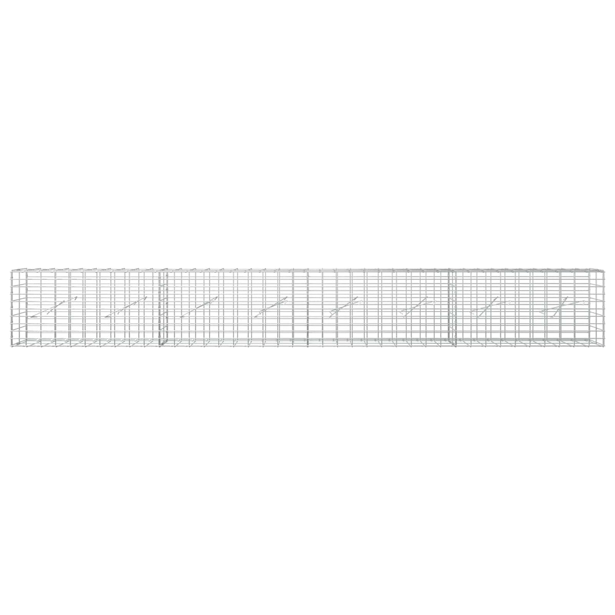 Gabion with 3.5 mm Wire and 5x10 cm Mesh 400x10x50 cm
