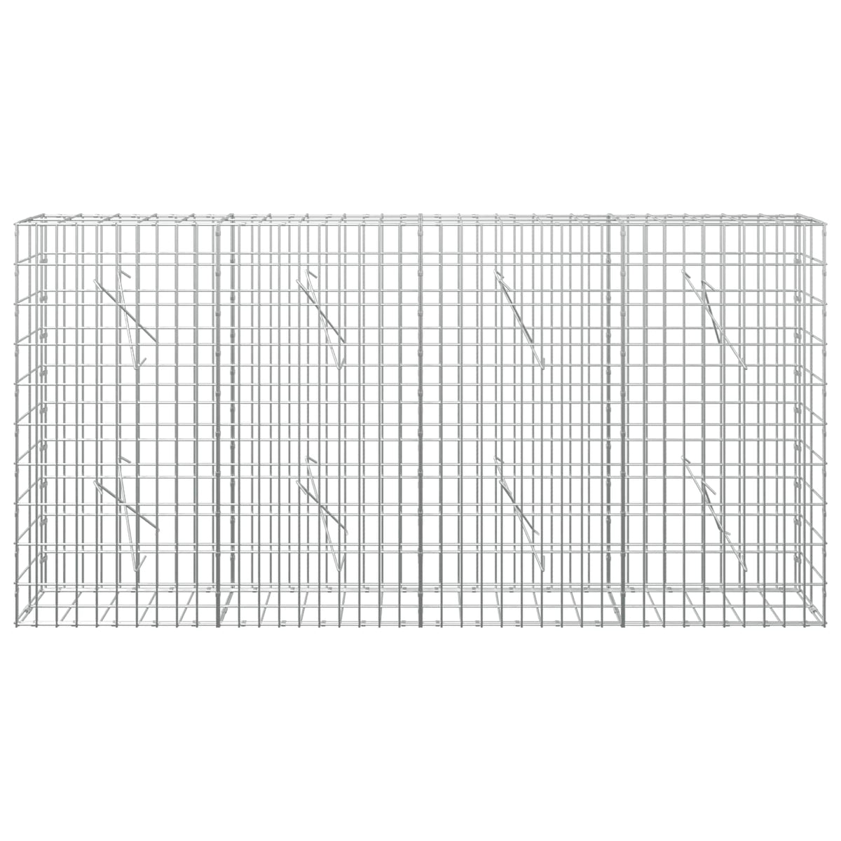 Gabion with 3.5 mm Wire and 5x10 cm Mesh 200x10x100 cm