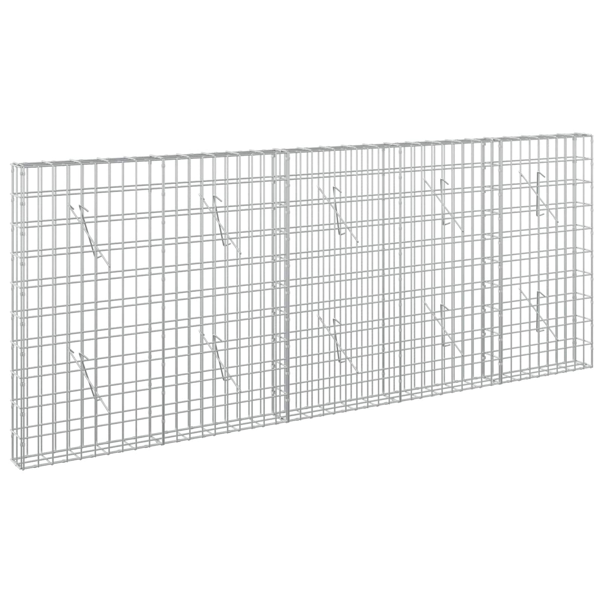Gabion with 3.5 mm Wire and 5x10 cm Mesh 250x10x100 cm
