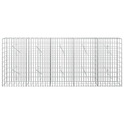 Gabion with 3.5 mm Wire and 5x10 cm Mesh 250x10x100 cm