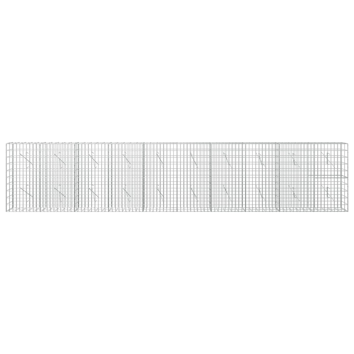 Gabion with 3.5 mm Wire and 5x10 cm Mesh 500x10x100 cm